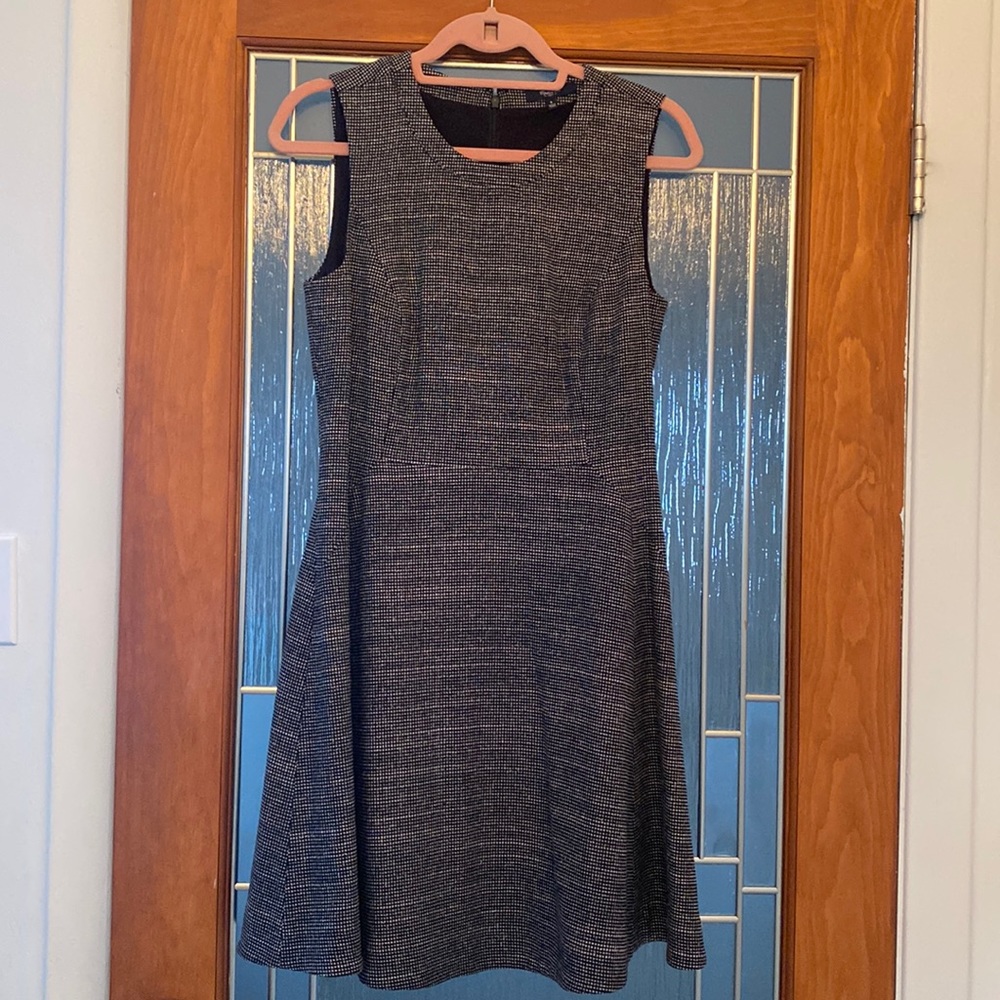 Madewell sleeveless dress fully lined in an a line style